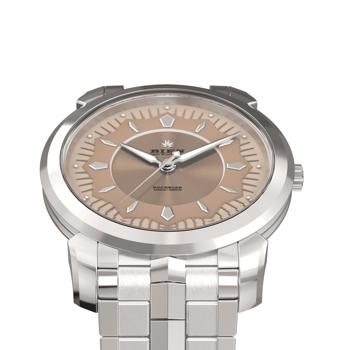 The five-sided indexes, Terracotta dial