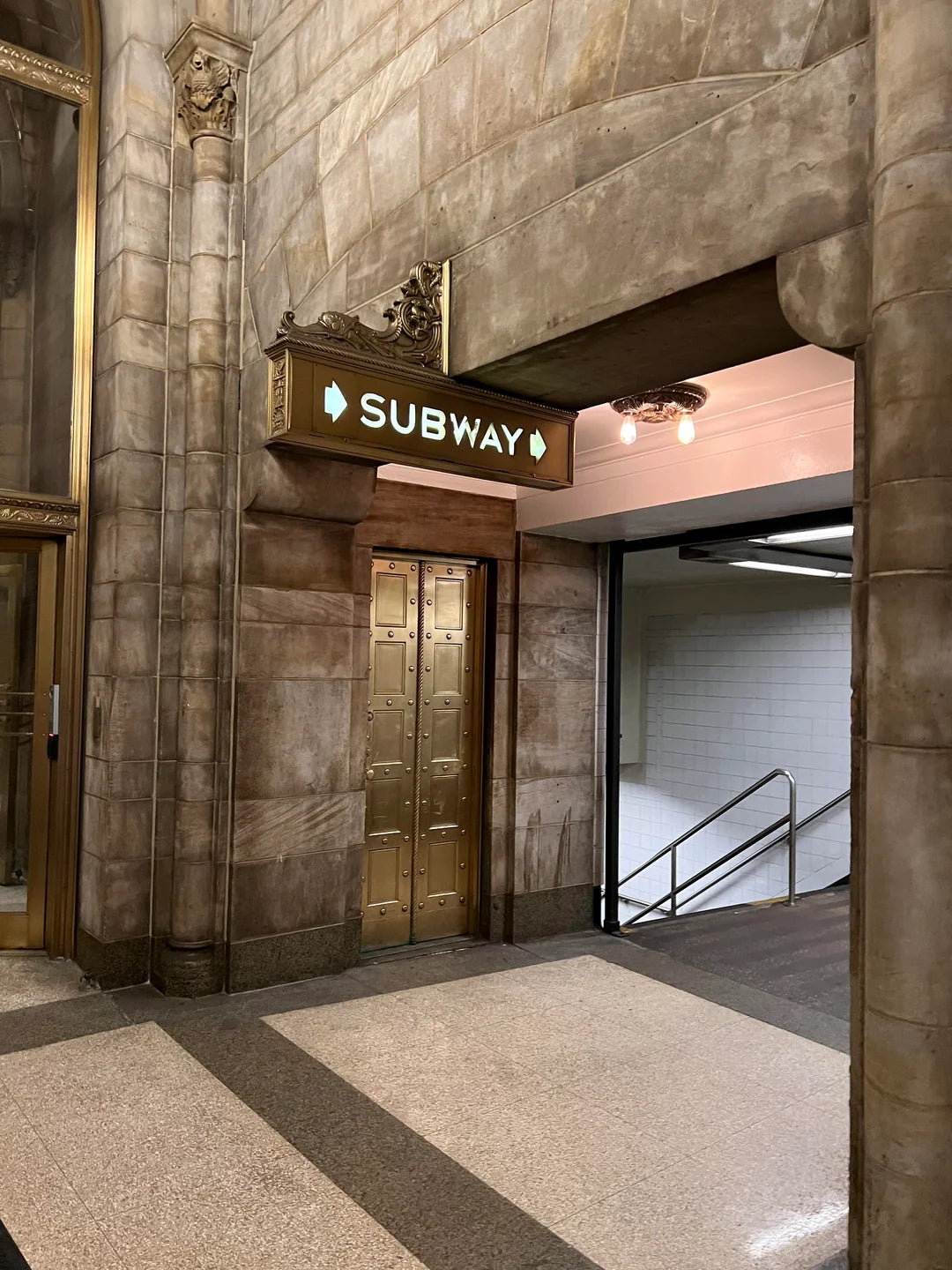 A Grand Central subway entrance